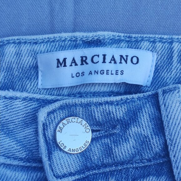 Vintage Marciano Stiletto No 97 jeans women's size 25 hard washed denim blue - Picture 6 of 16